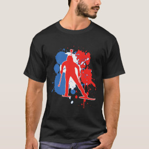 Camiseta Bandeira França Biathlonista - Francês Biathlon 1