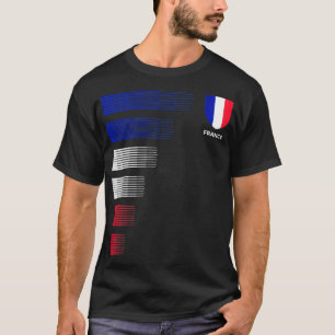 Camiseta Bandeira França Emblem Patriótico Orgulho Nacional