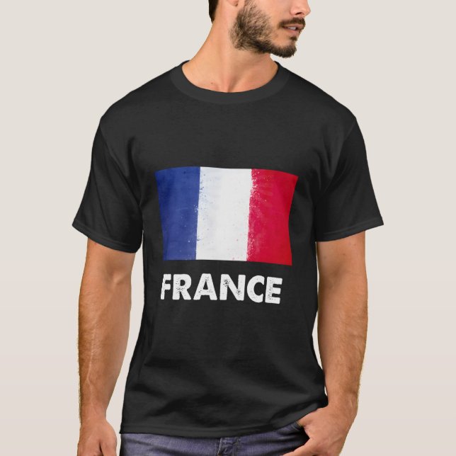 Camiseta Bandeira francesa (Frente)