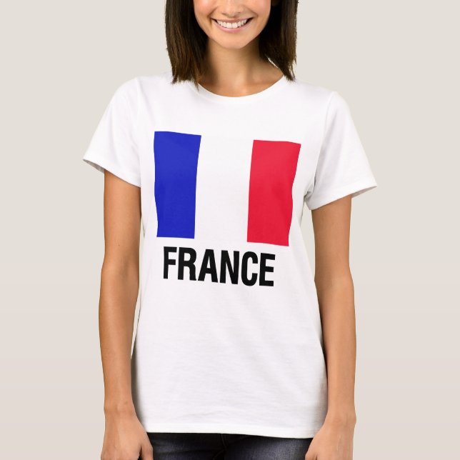 Camiseta Bandeira francesa (Frente)