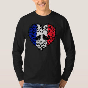 Camiseta Bandeira Francesa Bastilha Dia 2 Pequenas Aves Ado