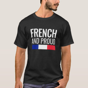Camiseta Bandeira Francesa E Orgulhosa