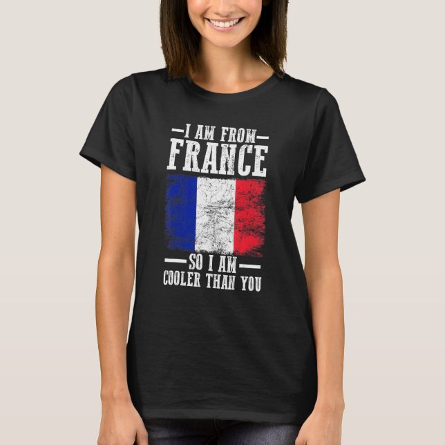 Camiseta Bandeira francesa França (Frente)