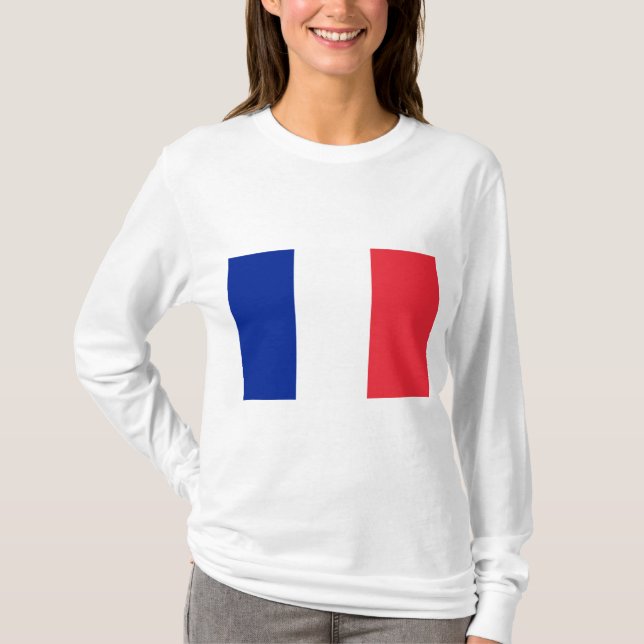 Camiseta Bandeira francesa (França) (Frente)
