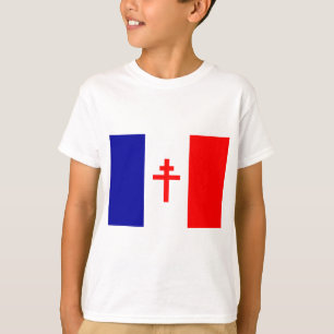 Camiseta Bandeira francesa livre das forças