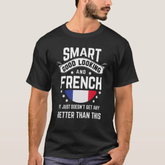 Camiseta Bandeira Francesa Orgulho Nativo França Raízes Fr