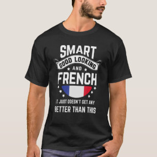 Camiseta Bandeira francesa Orgulho Nativo França Raízes Fra