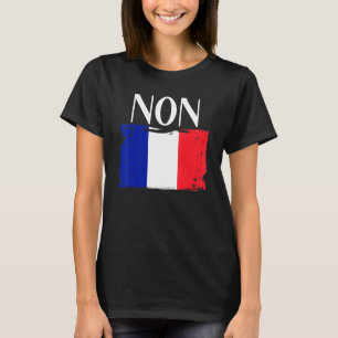 Camiseta Bandeira Francesa Raízes Não