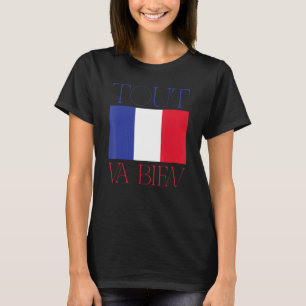 Camiseta Bandeira Francesa Roots Tout Va Bien