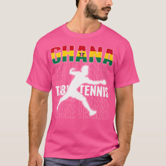Camiseta Bandeira Gana Mesa Tênis Ventiladores Jersey Gania