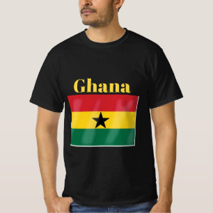 Camiseta Bandeira Gana - T-Shirt