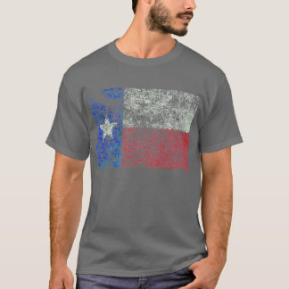 Camiseta Bandeira gasta de Texas
