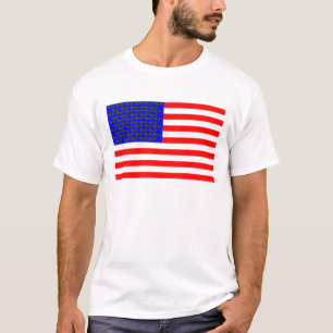Camiseta Bandeira Gatos Pretos E Listras