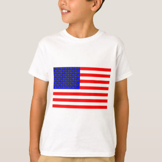 Camiseta Bandeira Gatos Pretos E Listras