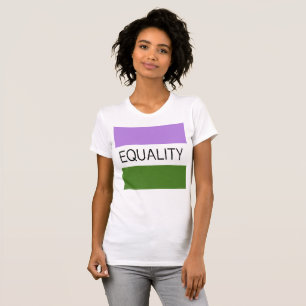 Camiseta Bandeira Genderqueer da IGUALDADE