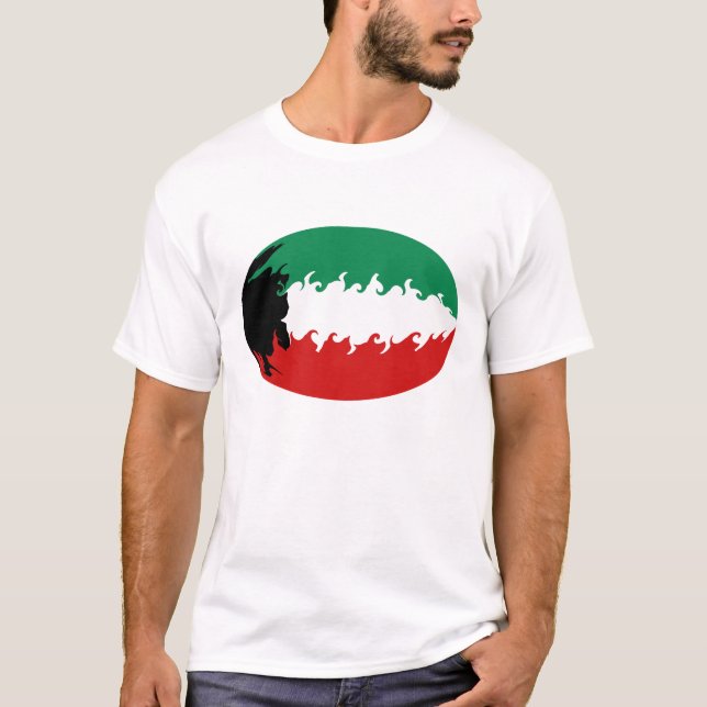 Camiseta Bandeira Gnarly Kuwait de Kuwait (Frente)