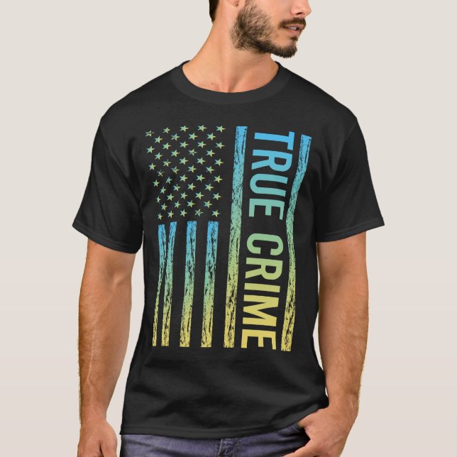 Camiseta Bandeira Gradiente Crime Verdadeiro (Frente)