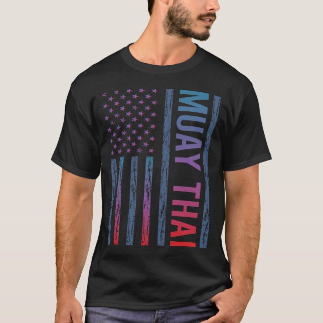Camiseta Bandeira Gradiente Muay Thai (Frente)