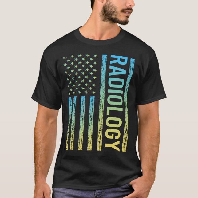 Camiseta Bandeira Gradiente Radiologia (Frente)