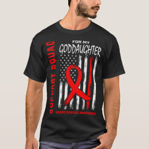Camiseta Bandeira Gráfica de Conscientização sobre Doenças