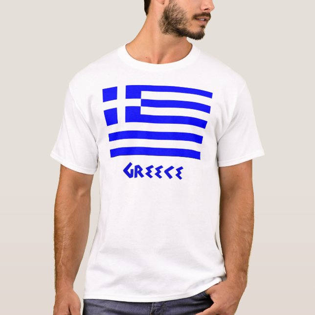 Camiseta Bandeira grega (Frente)