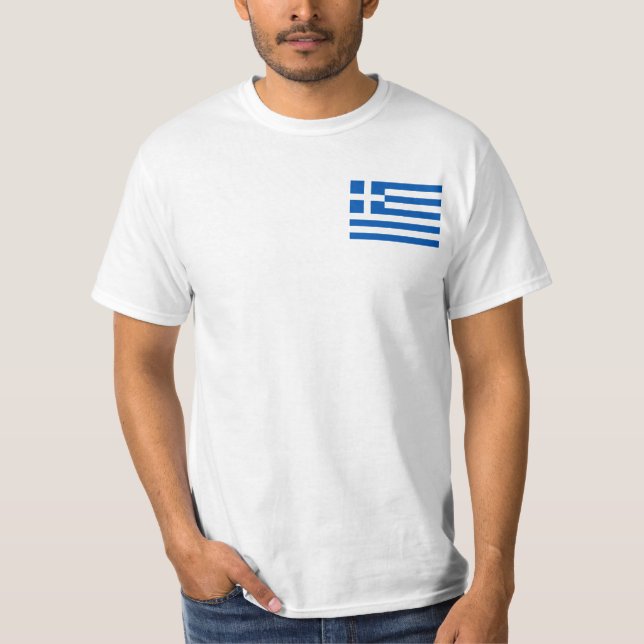 Camiseta Bandeira grega (Frente)