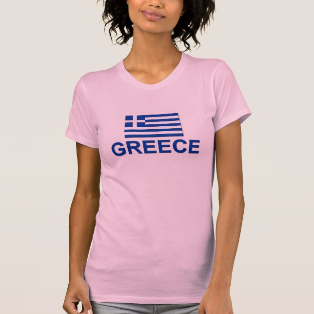 Camiseta Bandeira grega 1 (Frente)