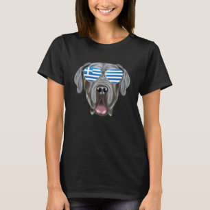 Camiseta Bandeira Grega Neapolitano Mastiff Grécia de Cacho