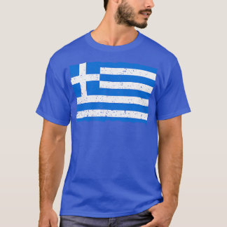Camiseta Bandeira Grega Vintage