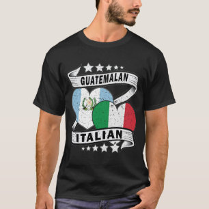 Camiseta Bandeira Guatemala e Itália