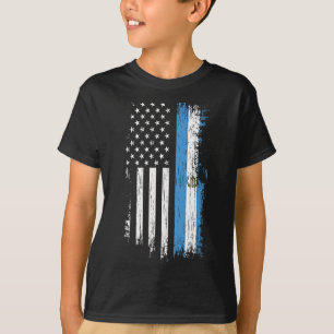 Camiseta Bandeira Guatemalteca Americana - Orgulho Guatemal