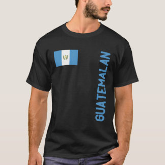 Camiseta Bandeira guatemalteca e raízes guatemaltecas