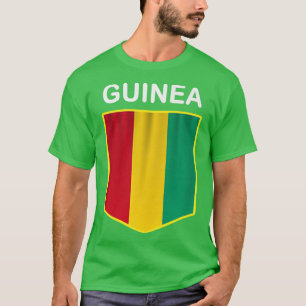 Camiseta Bandeira Guiné Emblem Guinean Pride Ancestralidade