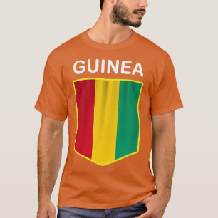 Camiseta Bandeira Guiné Emblem Guinean Pride Ancestralidade