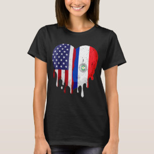 Camiseta Bandeira H do Patrimônio Hispânico Americano do Pa