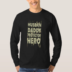 Camiseta Bandeira Herói do Pai Marido