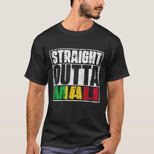 Camiseta Bandeira hetero fora do Mali (Frente)