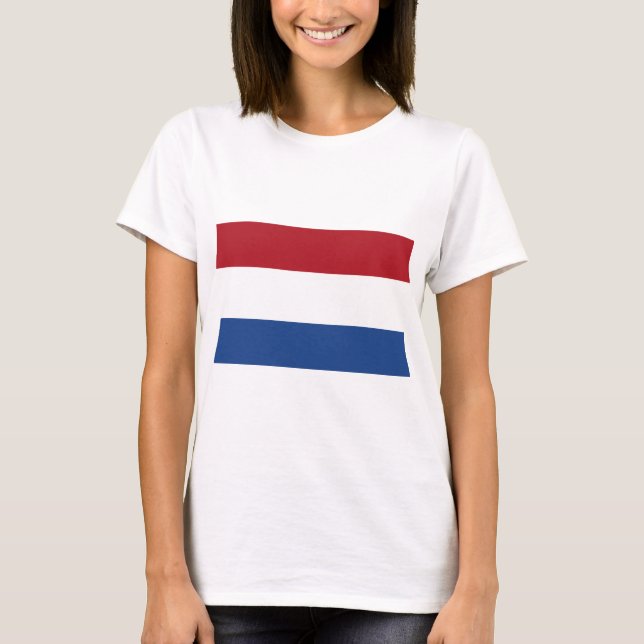 Camiseta Bandeira Holandesa (Frente)