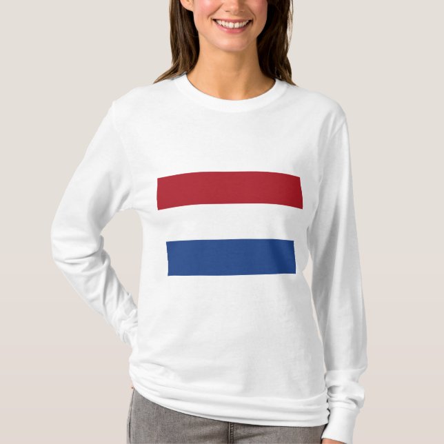 Camiseta Bandeira Holandesa (Frente)