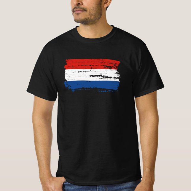 Camiseta Bandeira Holandesa (Frente)
