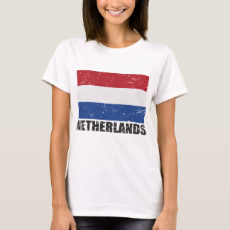 Camiseta Bandeira holandesa do vintage