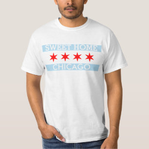 Camiseta Bandeira Home doce personalizada de Chicago