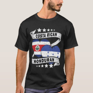 Camiseta Bandeira Hondurenha E Costa Rica