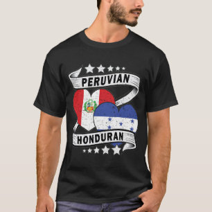 Camiseta Bandeira Hondurenha E Peruana