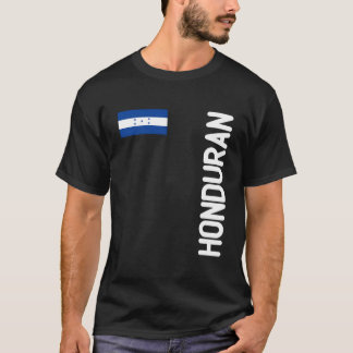 Camiseta Bandeira Hondurenha E Raízes de Honduras