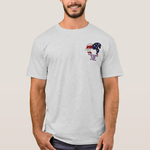 Camiseta Bandeira horse1, logotipo azul