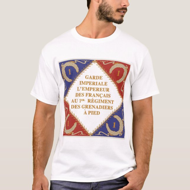 Camiseta Bandeira imperial da guarda (Frente)