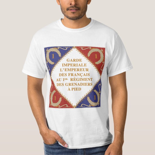 Camiseta Bandeira imperial da guarda (Frente)