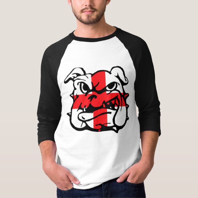 Camiseta Bandeira impressionante de Inglaterra (Frente)