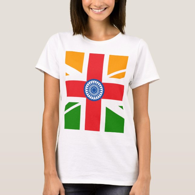 Camiseta Bandeira indiana Anglo (Frente)